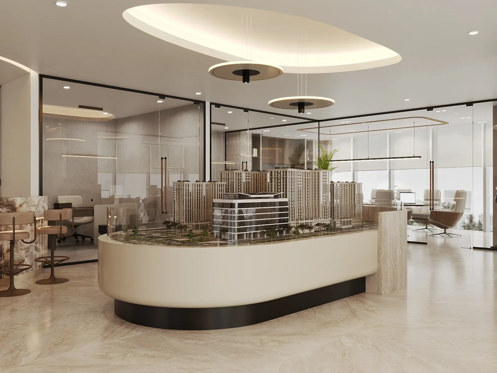 Commercial interior design company in Dubai for office clinic retail and restaurant projects