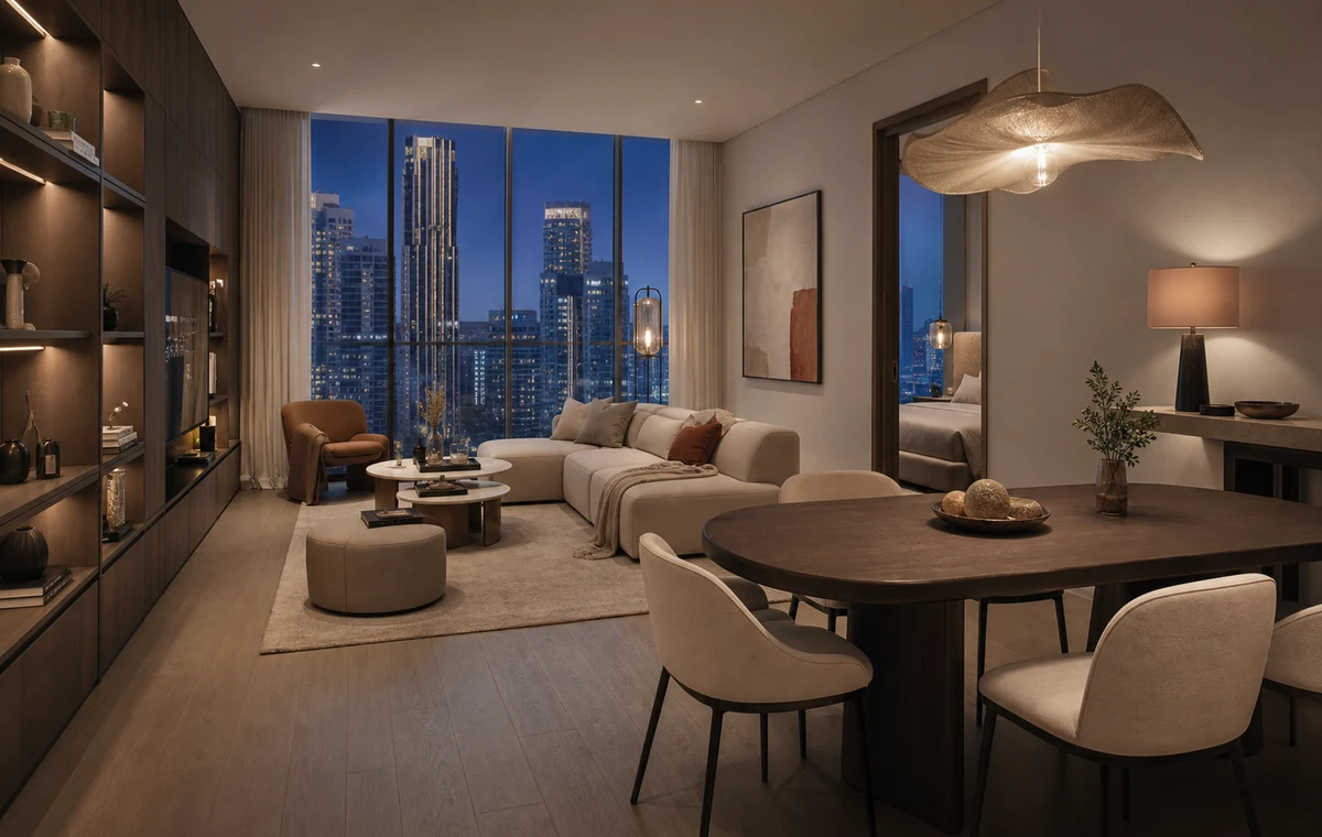 Downtown Dubai apartment interior design