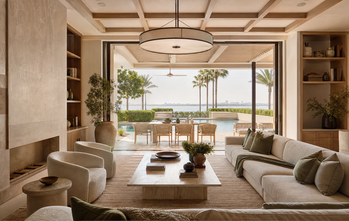 Palm Jumeirah villa interior design