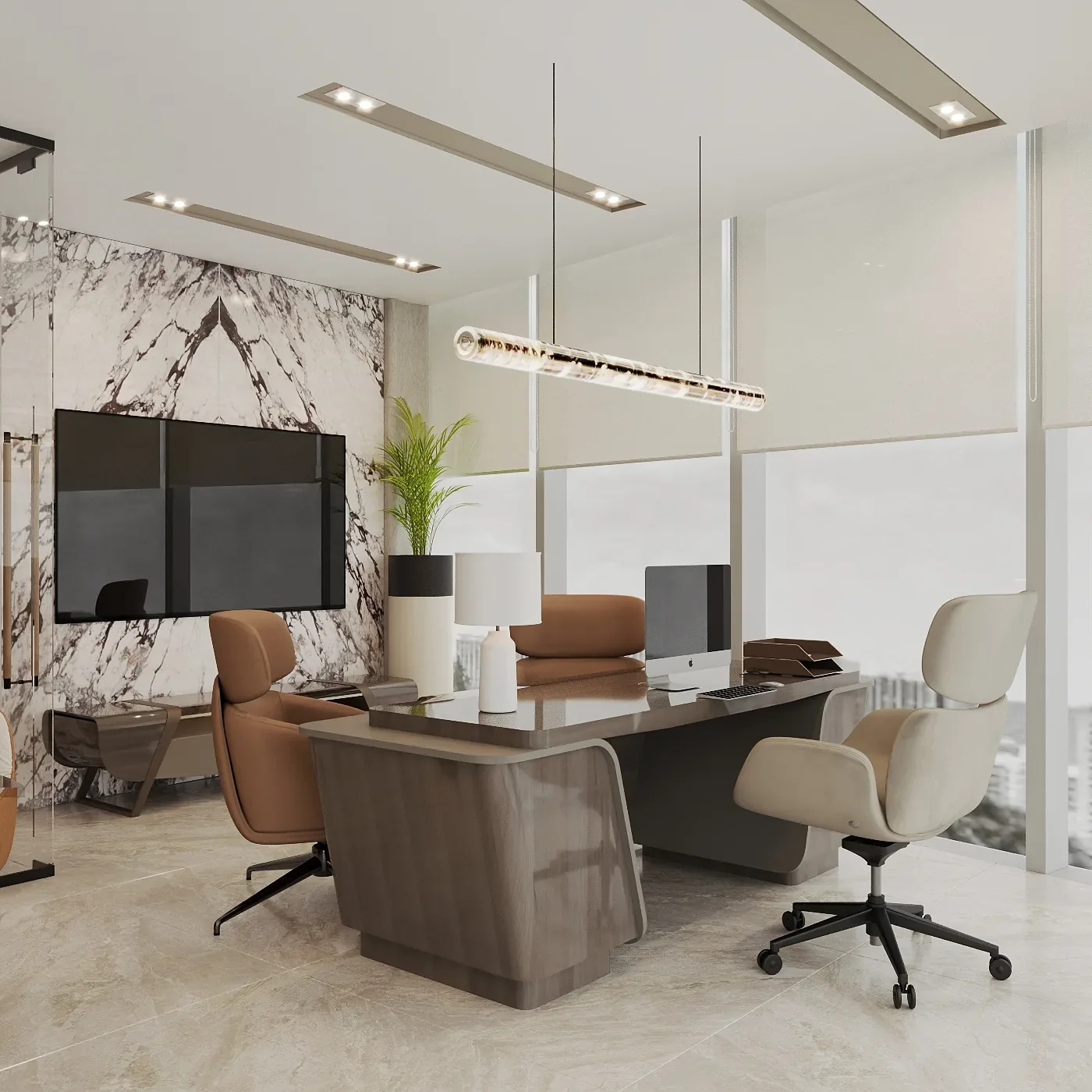 Office interior design and office fit out project in Dubai by CBD Projects LLC - 137