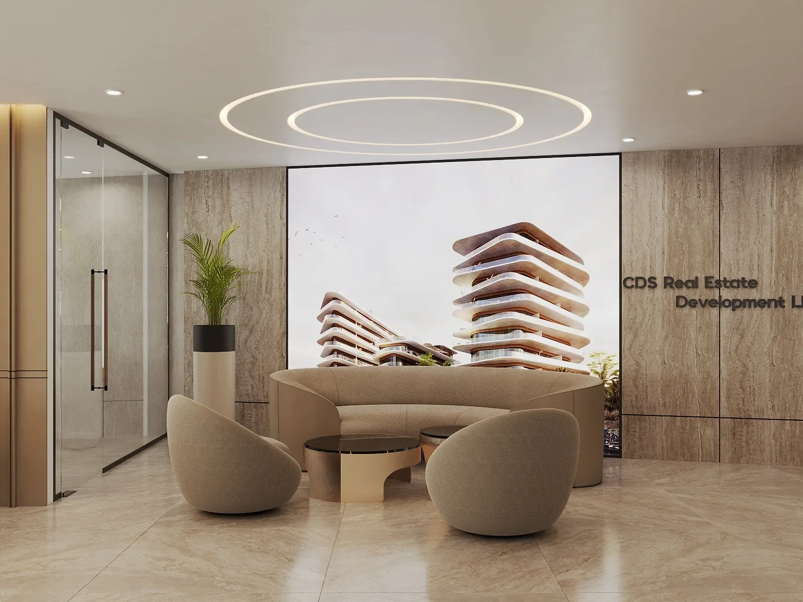 Office interior design and office fit out project in Dubai by CBD Projects LLC - 149