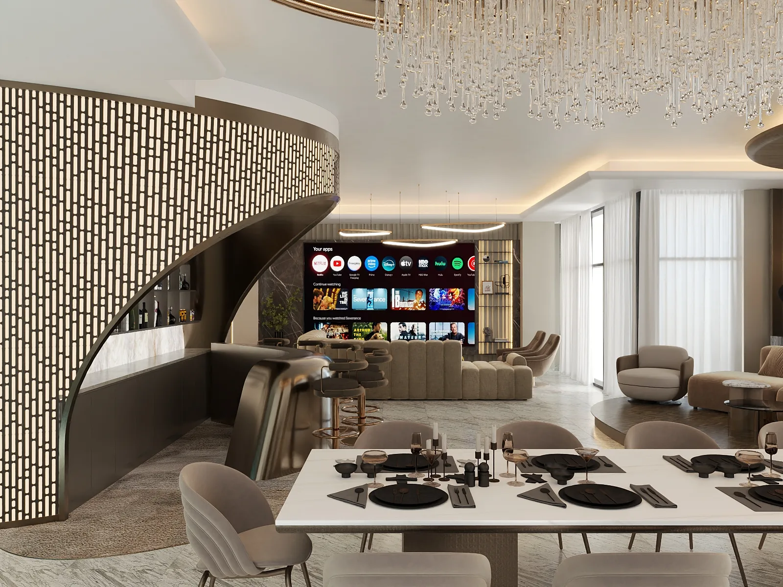 Luxury residential interior materials and joinery project in Dubai by CBD Projects LLC