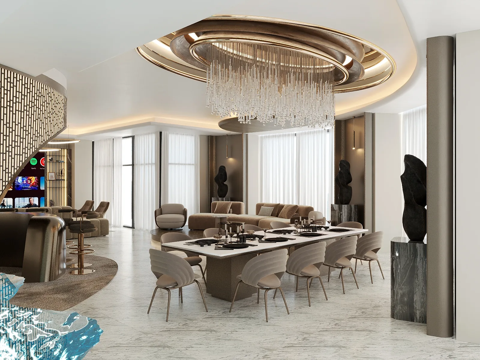 Luxury residential and villa interior design project in Dubai by CBD Projects LLC - 050