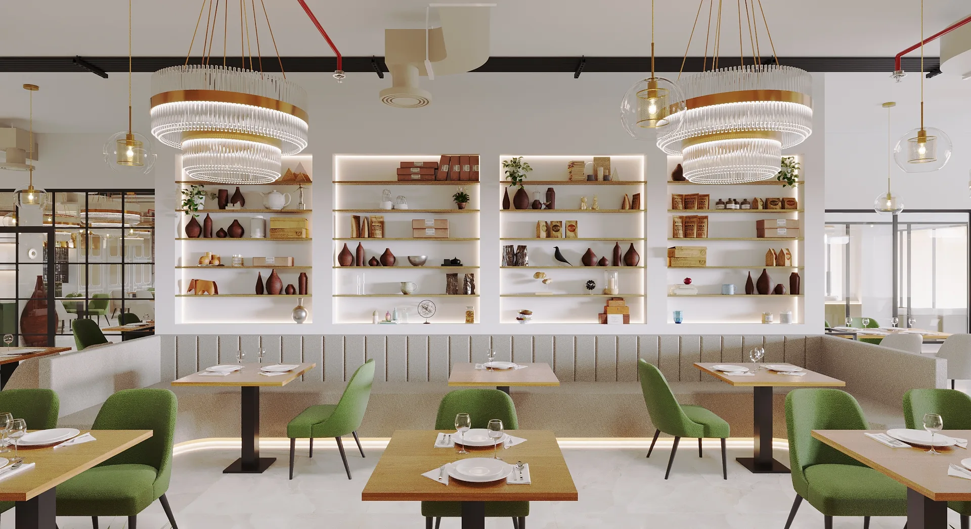 Restaurant fit out and hospitality interior design project in Dubai by CBD Projects LLC - 021