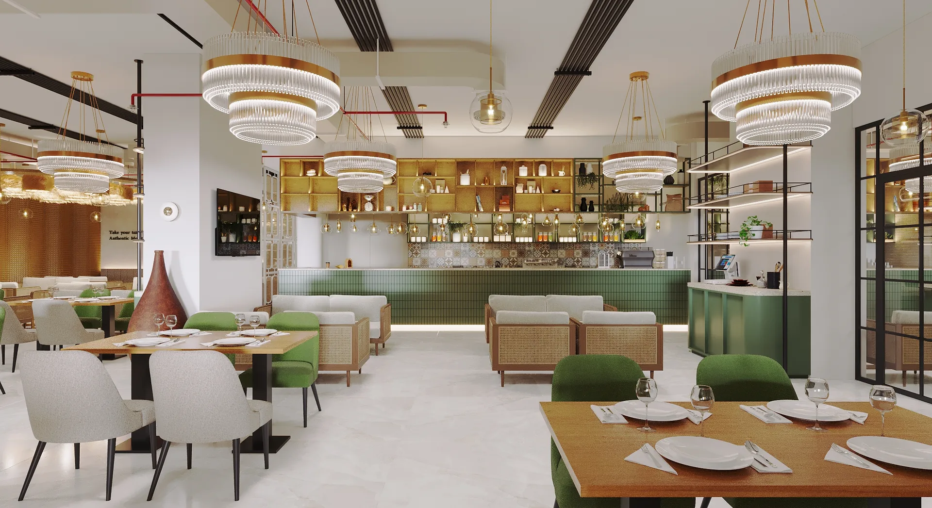 Restaurant fit out and hospitality interior design project in Dubai by CBD Projects LLC - 035