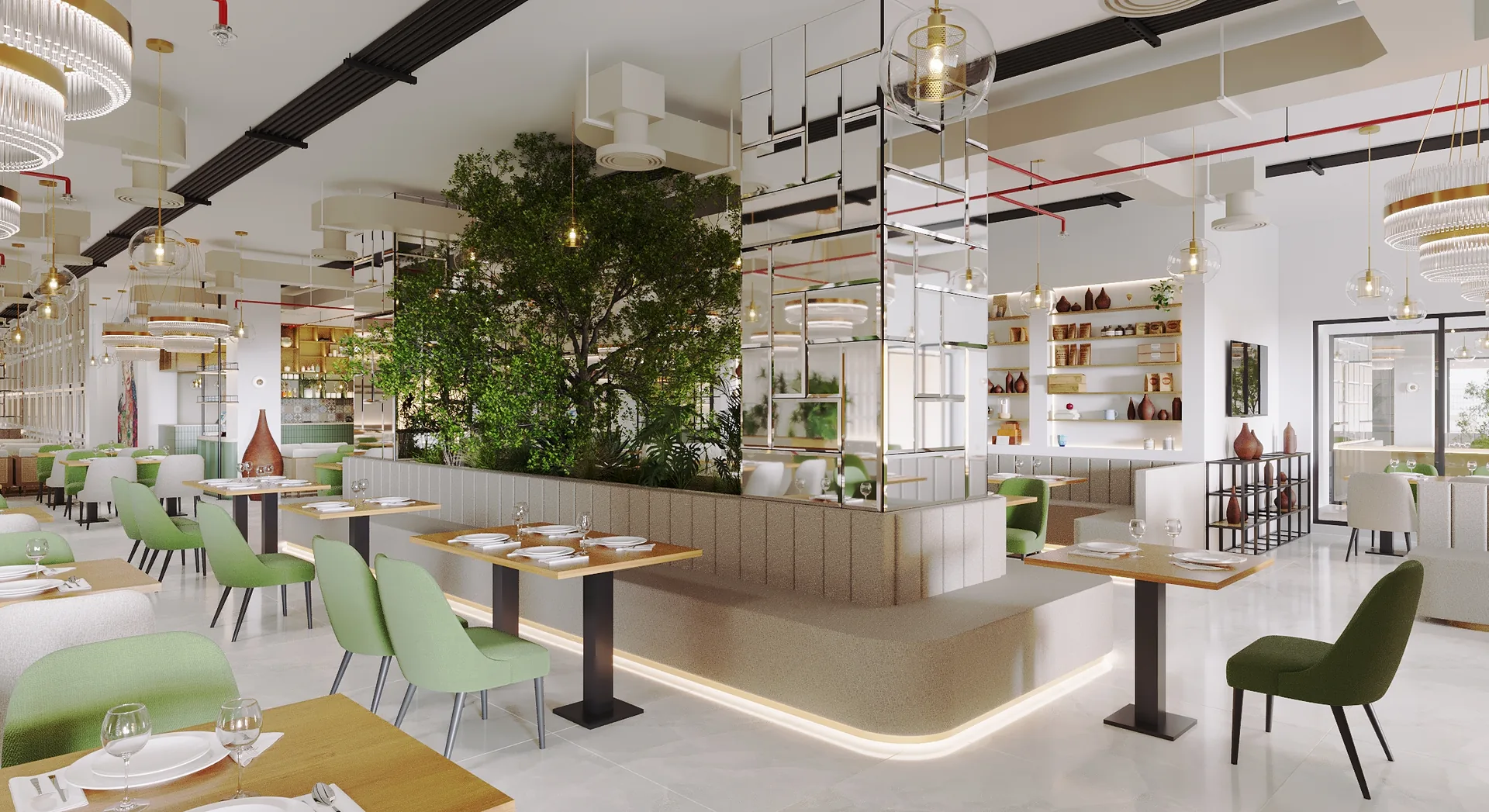 Restaurant fit out and hospitality interior design project in Dubai by CBD Projects LLC - 061